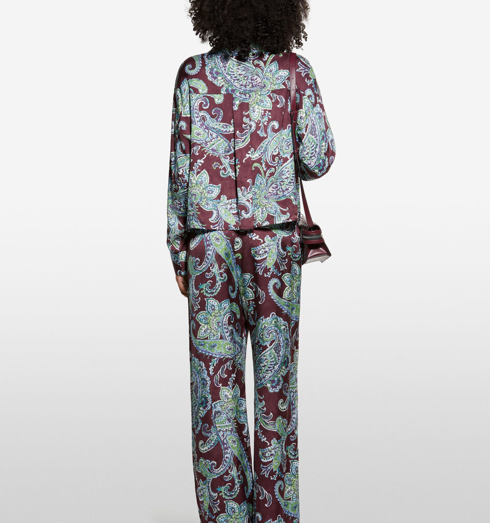 Chemise à motifs cachemire - chemises pour femme - Multi-color | Sisley image number 2